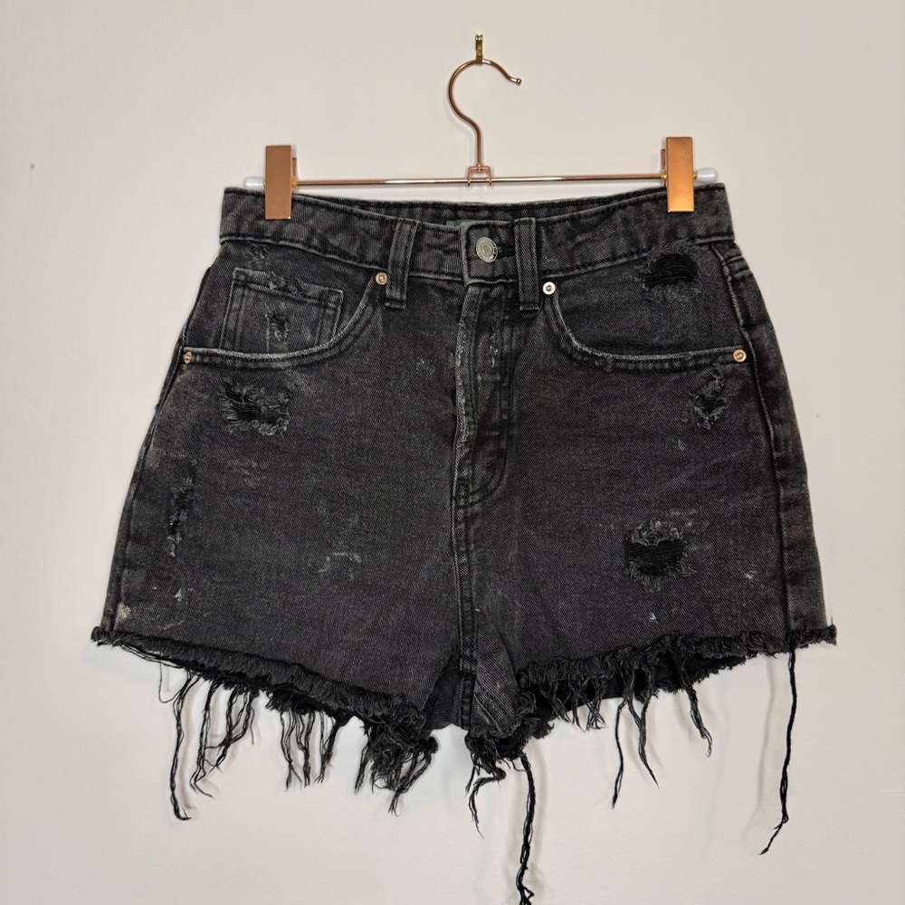 Wild Fable - Black super high rise cut-off Denim Shorts - size 00